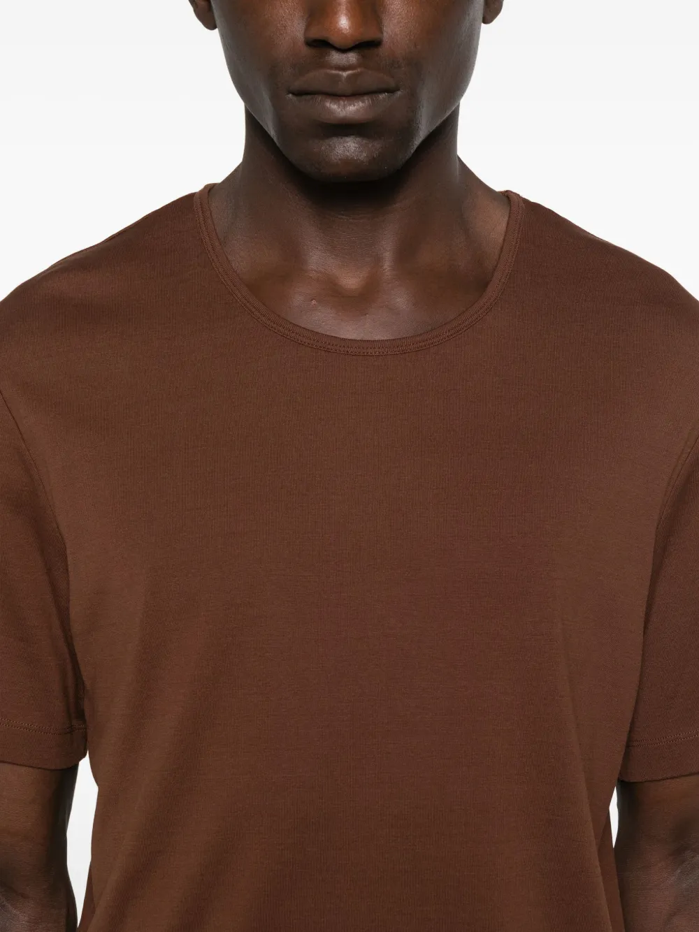 LEMAIRE T-shirt met ronde hals Bruin