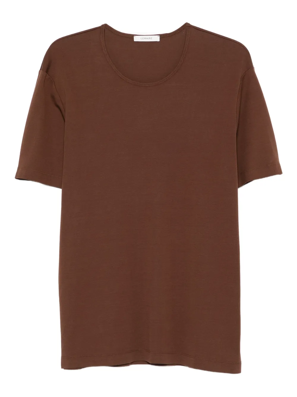 LEMAIRE T-shirt met ronde hals Bruin