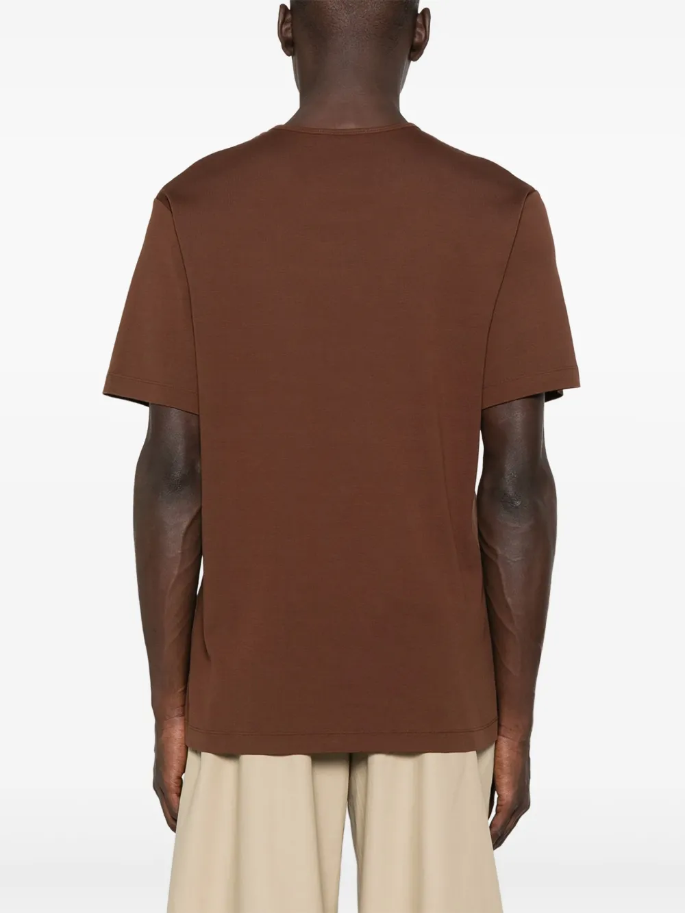 LEMAIRE T-shirt met ronde hals Bruin