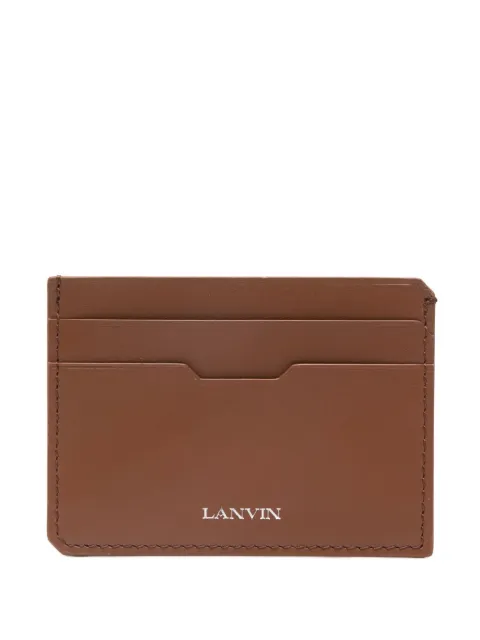 Lanvin logo-print cardholder
