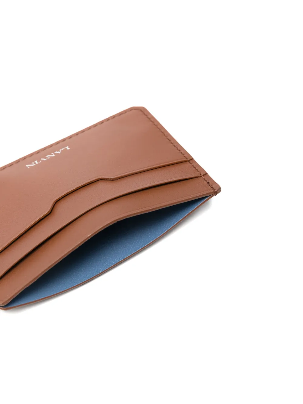 Lanvin Pasjeshouder met logoprint Bruin