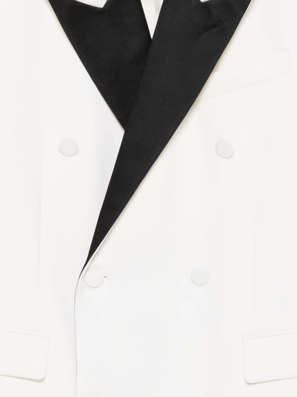 Lanvin Blazer met dubbele rij knopen Beige