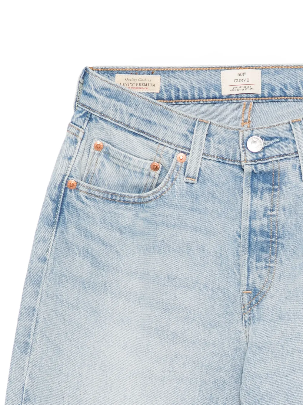 Levi's 501 jeans met vijf zakken Blauw
