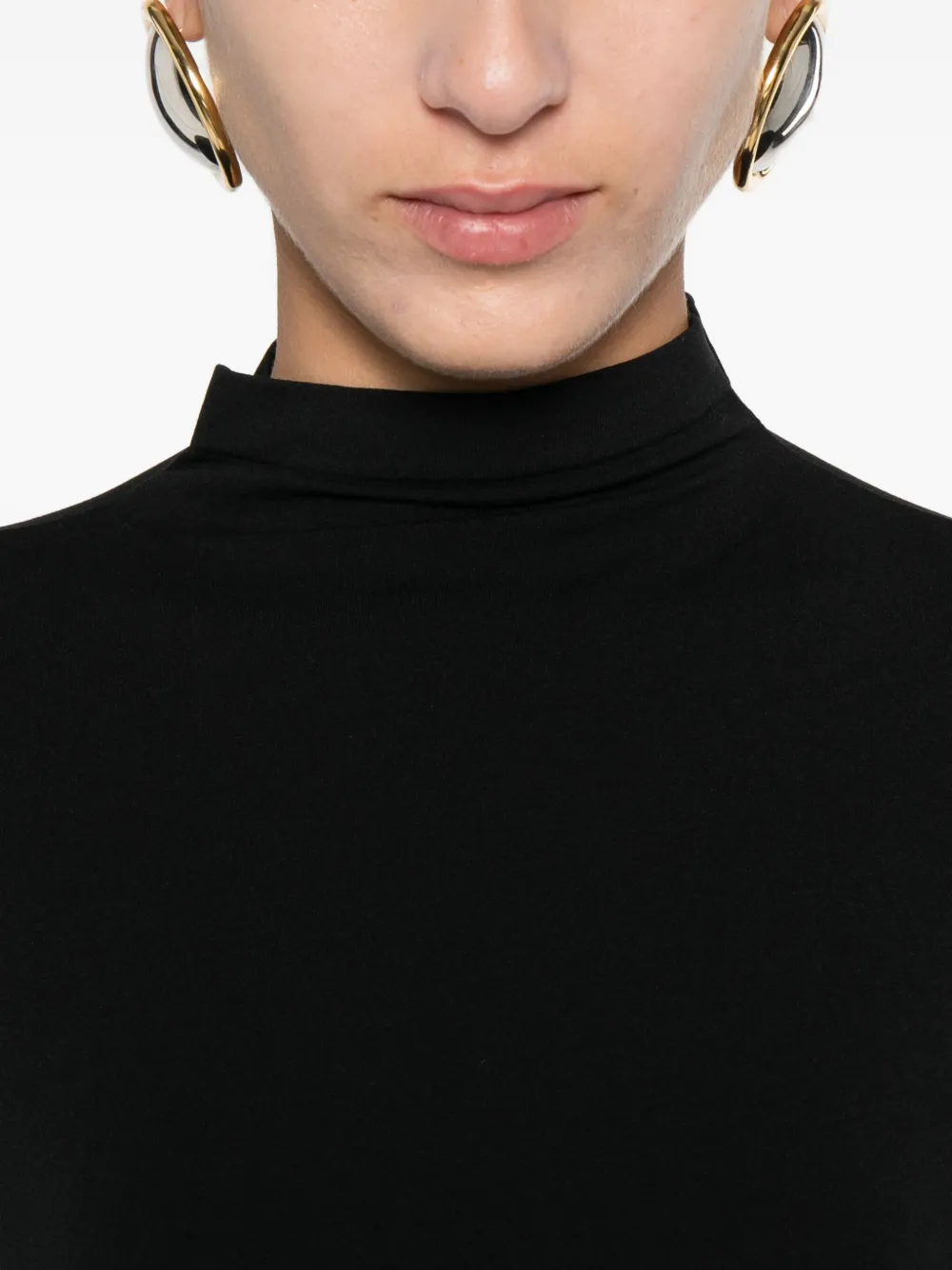 Wolford Long-sleeve Bodysuit In Black