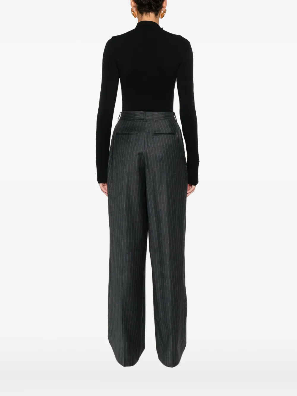Wolford Long-sleeve Bodysuit In Black