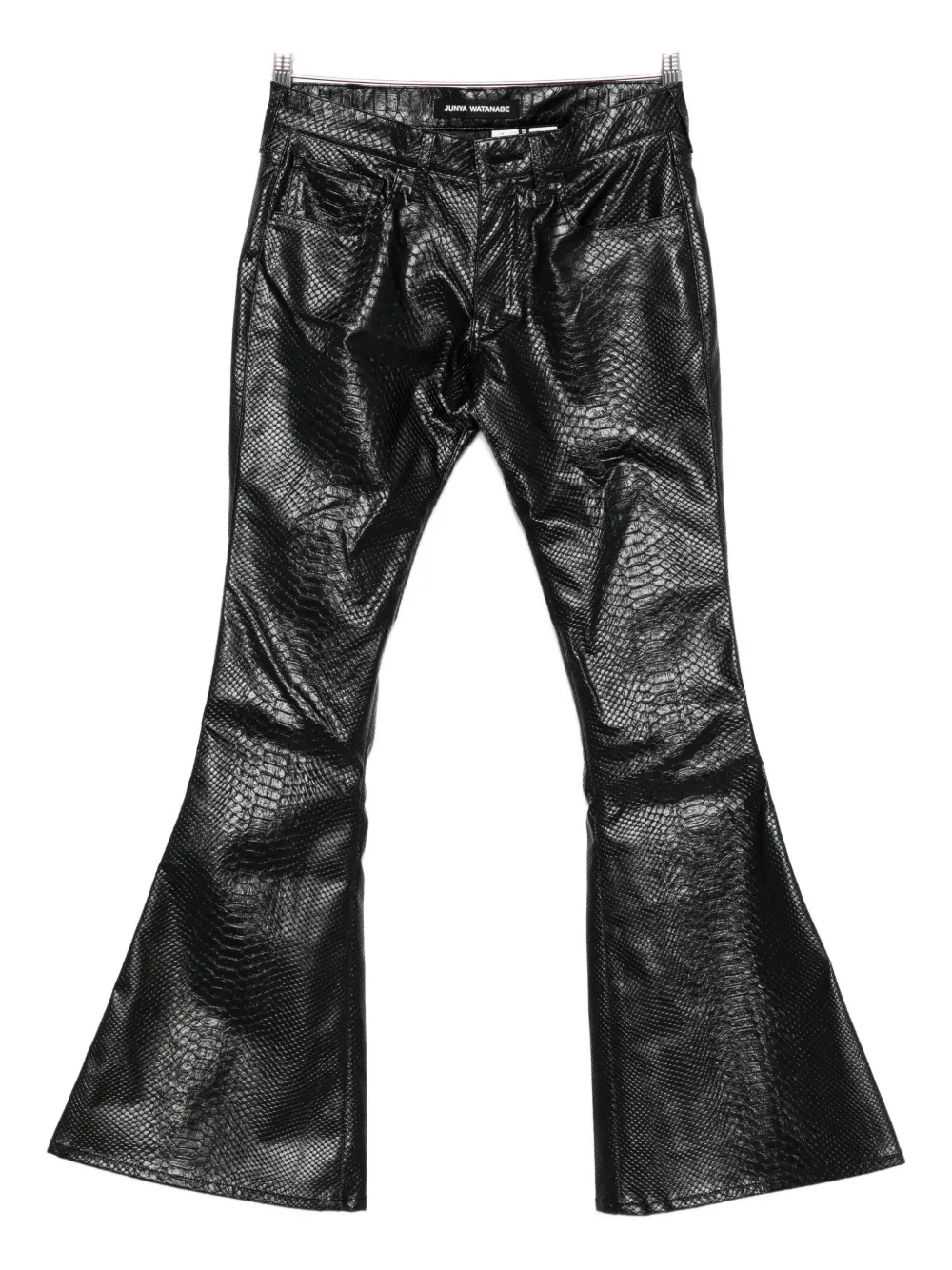 Junya Watanabe Flared Trousers In Black