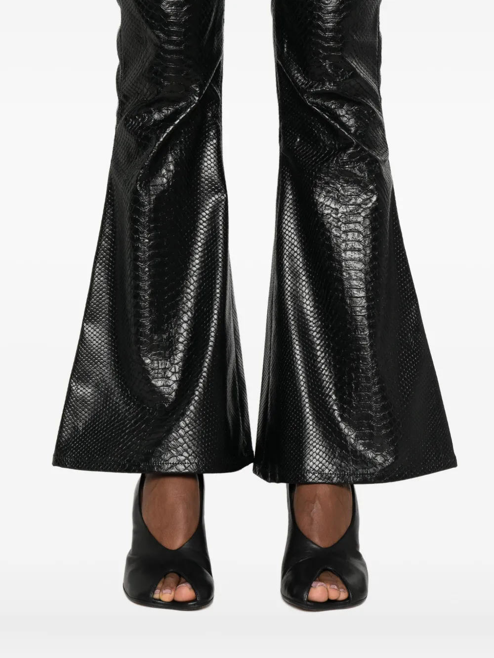 Junya Watanabe Flared Trousers In Black