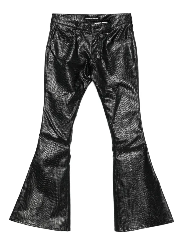 Junya Watanabe フレアパンツ | ブラック | FARFETCH JP