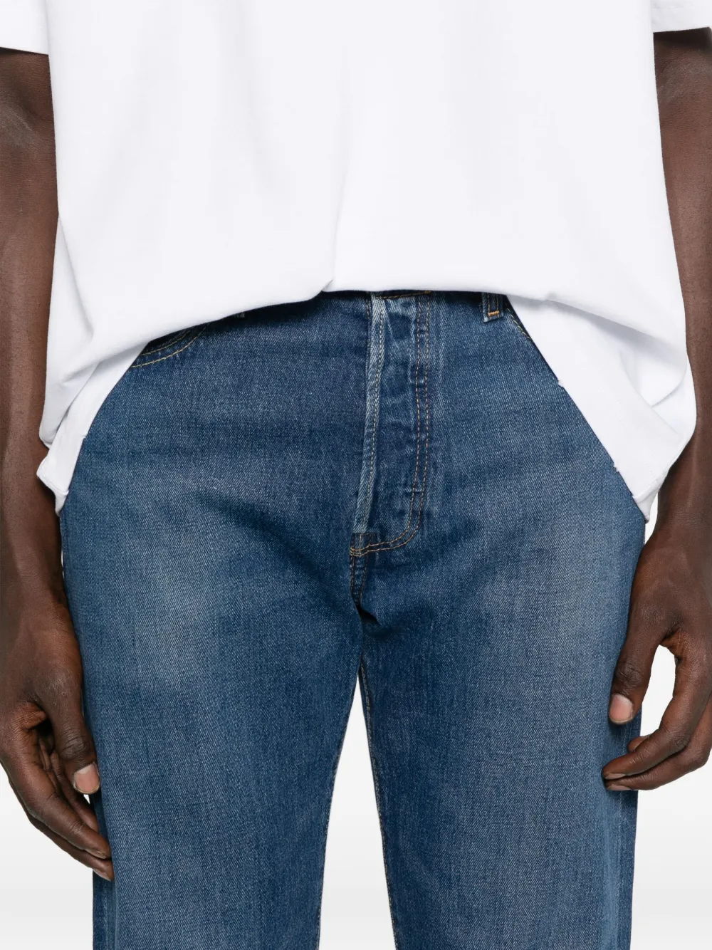 Levi's 501 denim jeans met vijf zakken Blauw