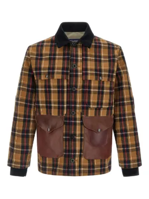 Junya Watanabe MAN Check Patchwork Jacket | Green | FARFETCH