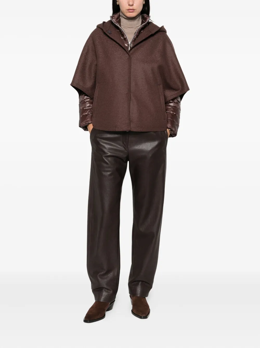 Herno hooded quilted jacket Bruin