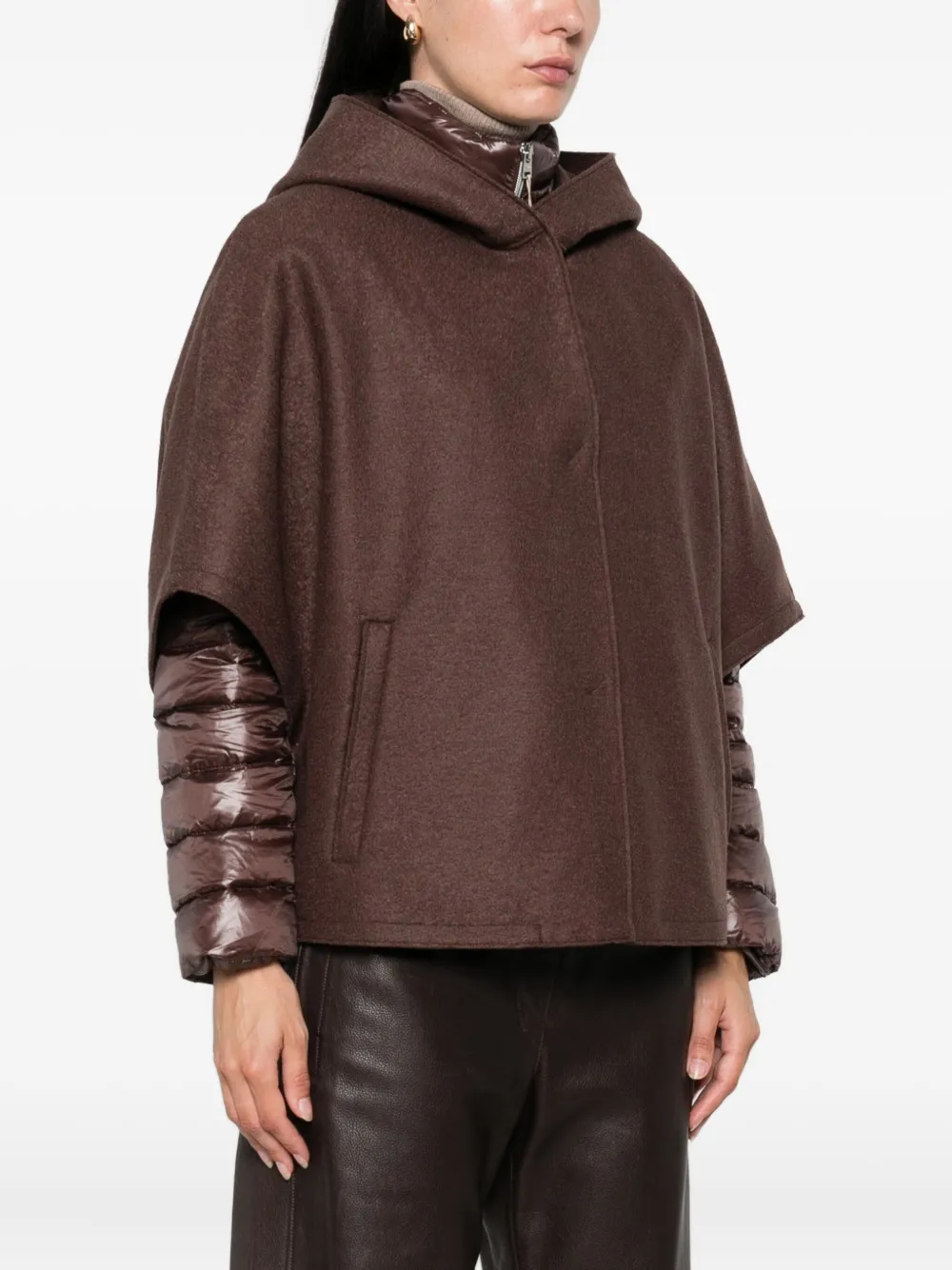 Herno hooded quilted jacket Bruin