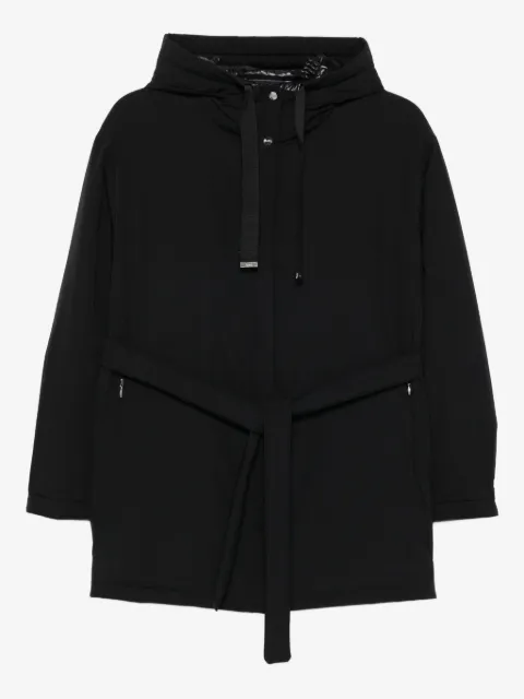 Herno hooded belted jacket