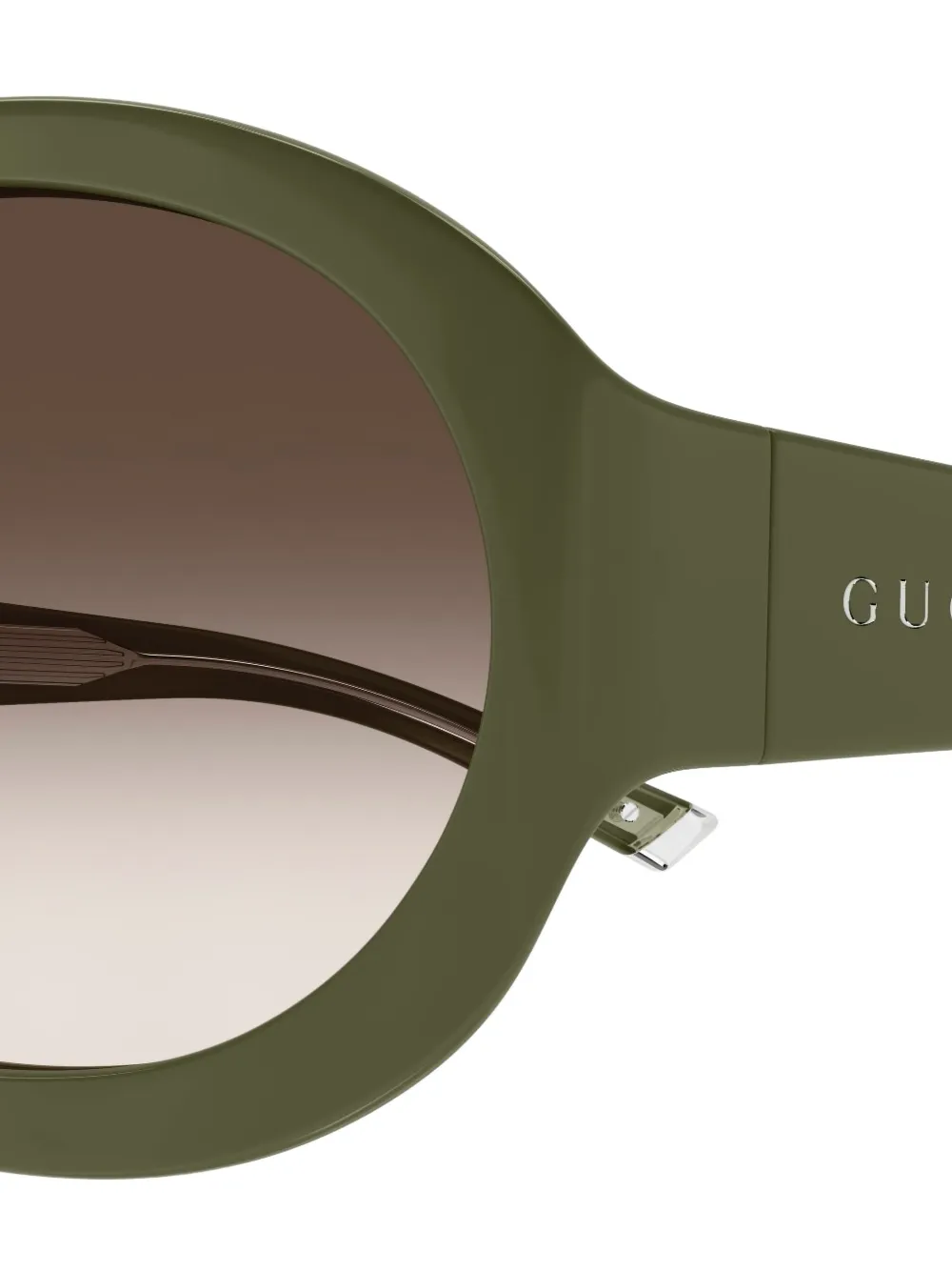 Gucci Eyewear GG2012S oval-frame sunglasses Groen