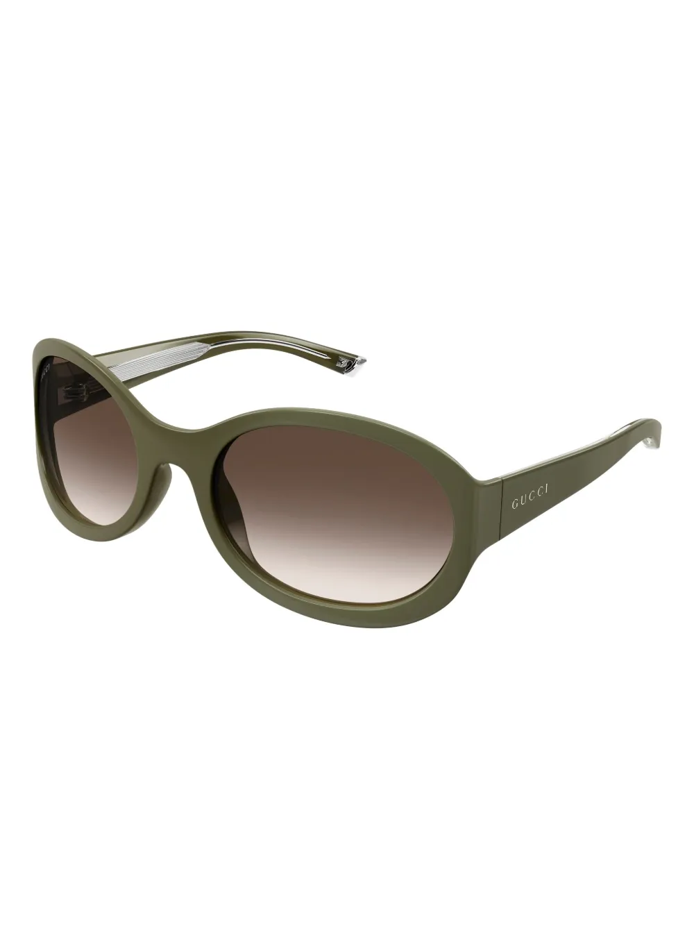 Gucci Eyewear GG2012S oval-frame sunglasses Groen