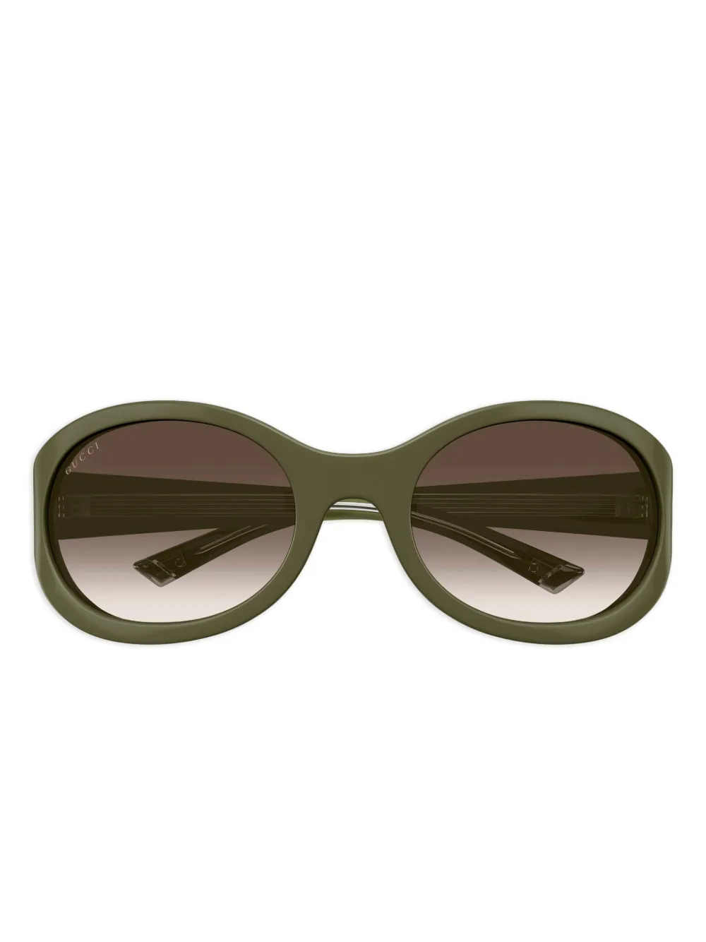 Gucci Eyewear GG2012S oval-frame sunglasses Groen