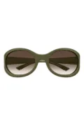 Gucci Eyewear GG2012S oval-frame sunglasses - Green