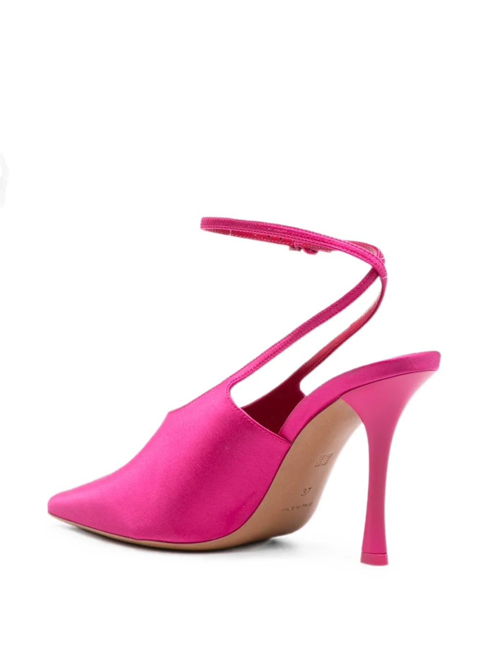 Givenchy pointed-toe wrap-around heeled pumps Roze