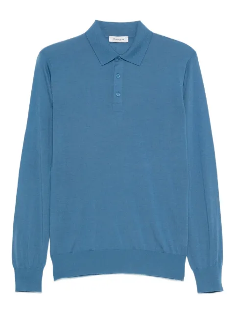 Kangra fine-knit polo shirt