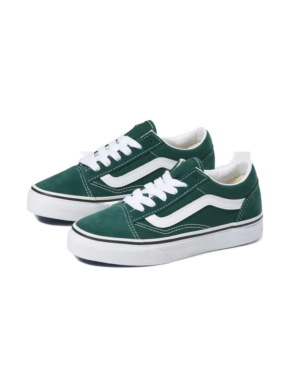 Vans Kids Old Skool "Scarab True White" sneakers Green