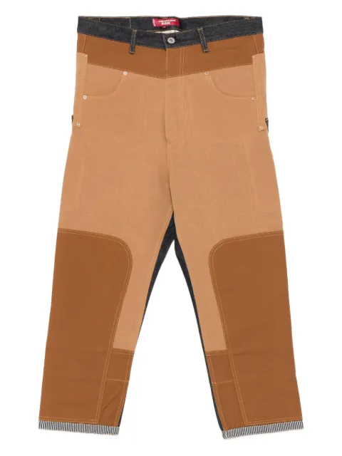 Junya Watanabe MAN jeans con diseño patchwork