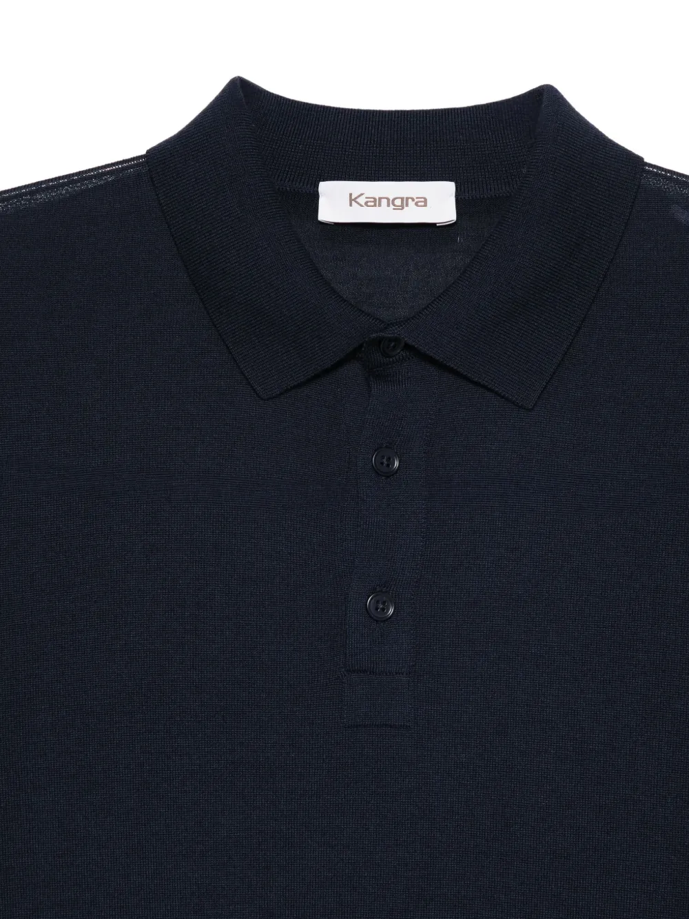 Kangra Poloshirt met lange mouwen Blauw