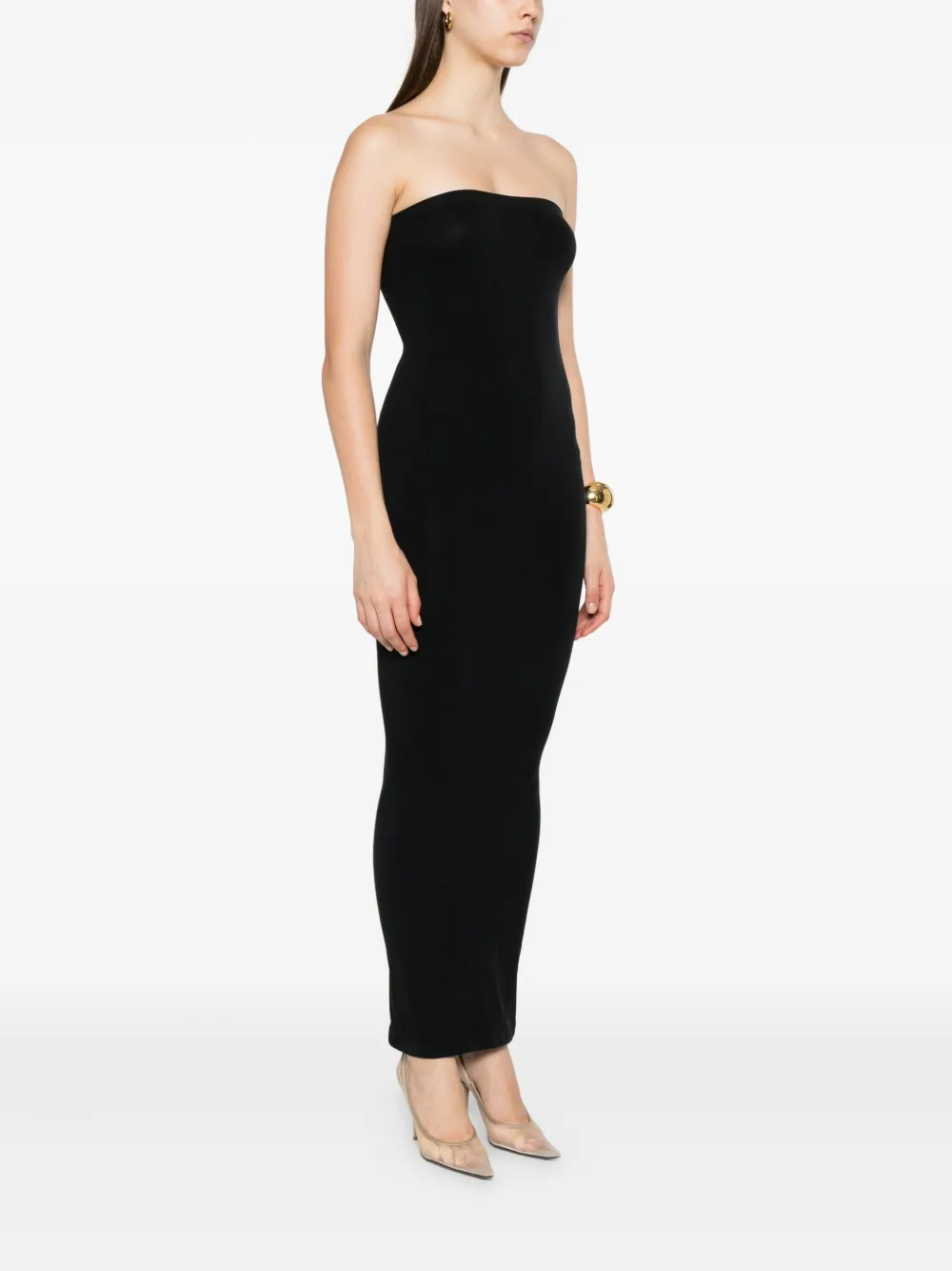Wolford tube midi dress Zwart