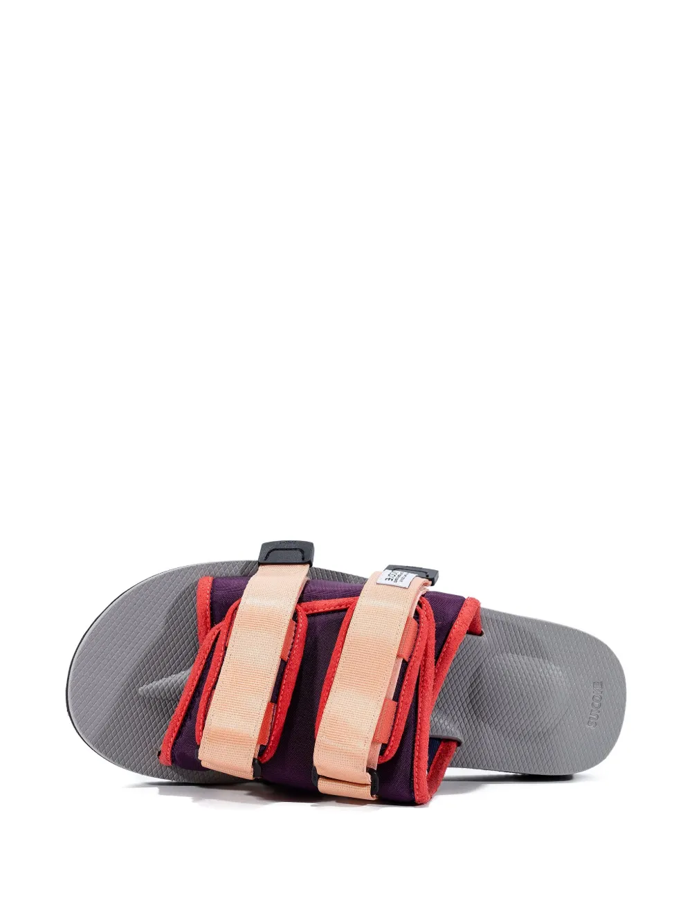 Suicoke MOTO-Cab "Salmon Black" slippers Paars