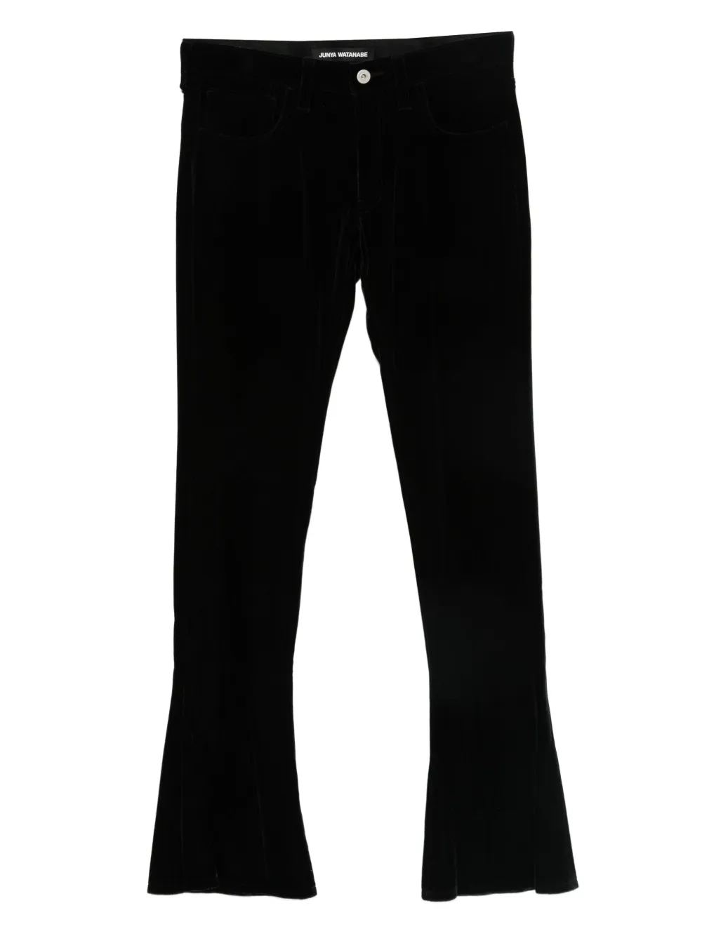 Junya Watanabe flared trousers | Black | Image 1