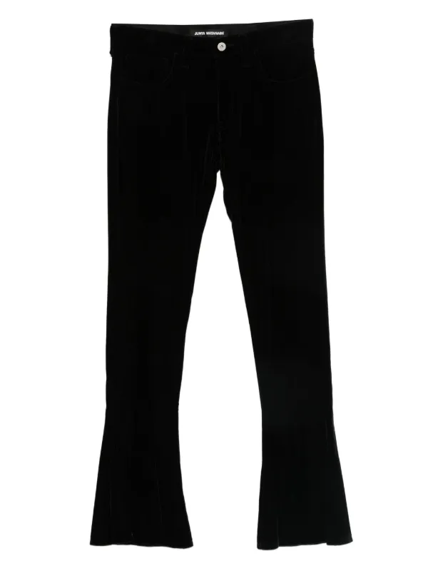ジュンヤワタナベ フレア パンツ 2011 Junya Watanabe フレアパンツ | ブラック | FARFETCH JP