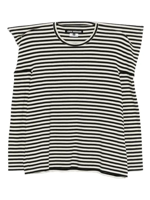 Junya Watanabe blusa con rayas estampadas
