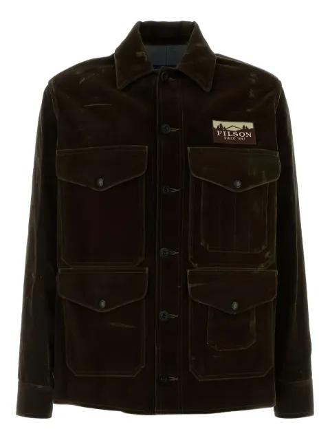 Junya Watanabe MAN chamarra con diseño patchwork en colaboración con Filson