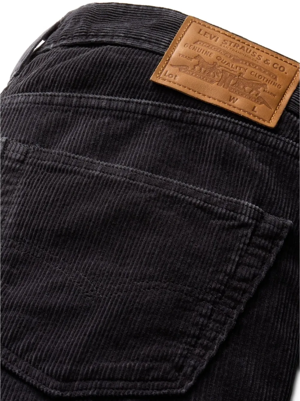 Levi's 568™ ribfluwelen broek Zwart