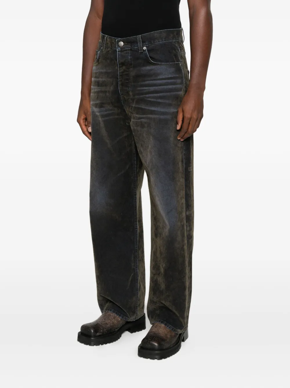 Ksubi Button-fastening Jeans In Black