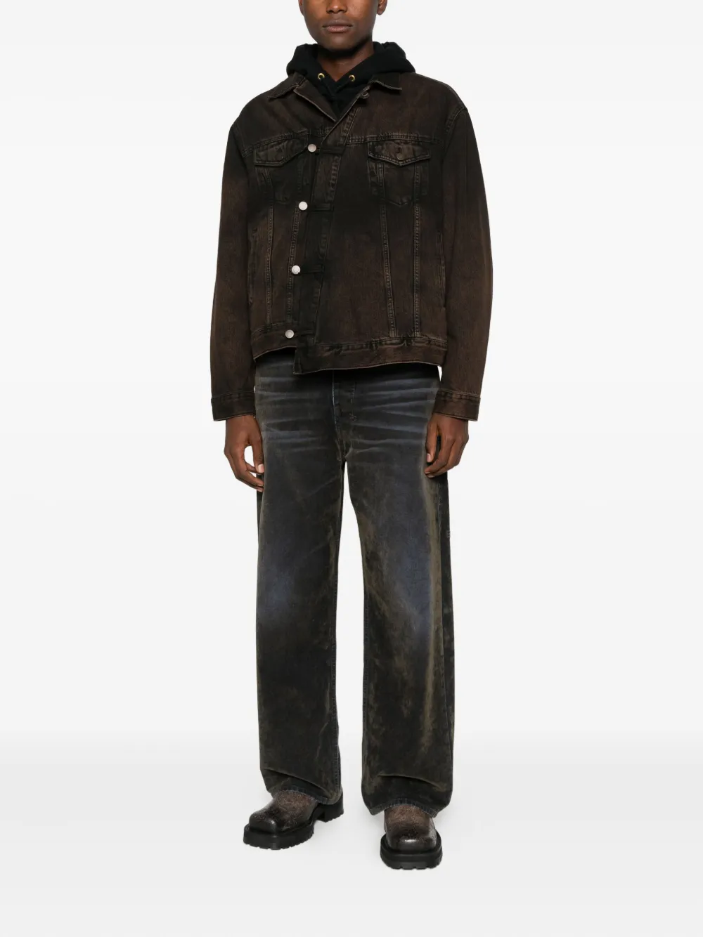 Ksubi Button-fastening Jeans In Black