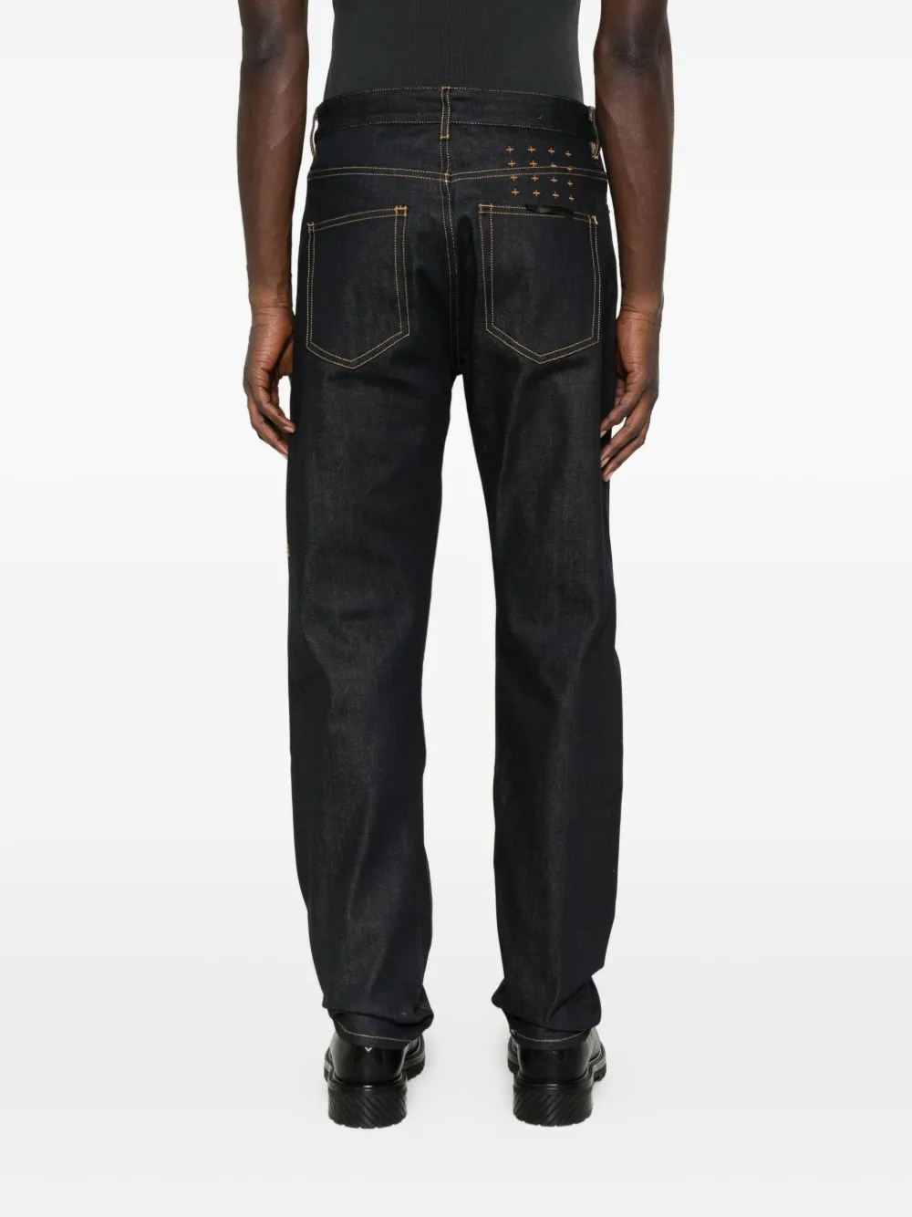 Ksubi Jeans met contrasterende stiksels Blauw