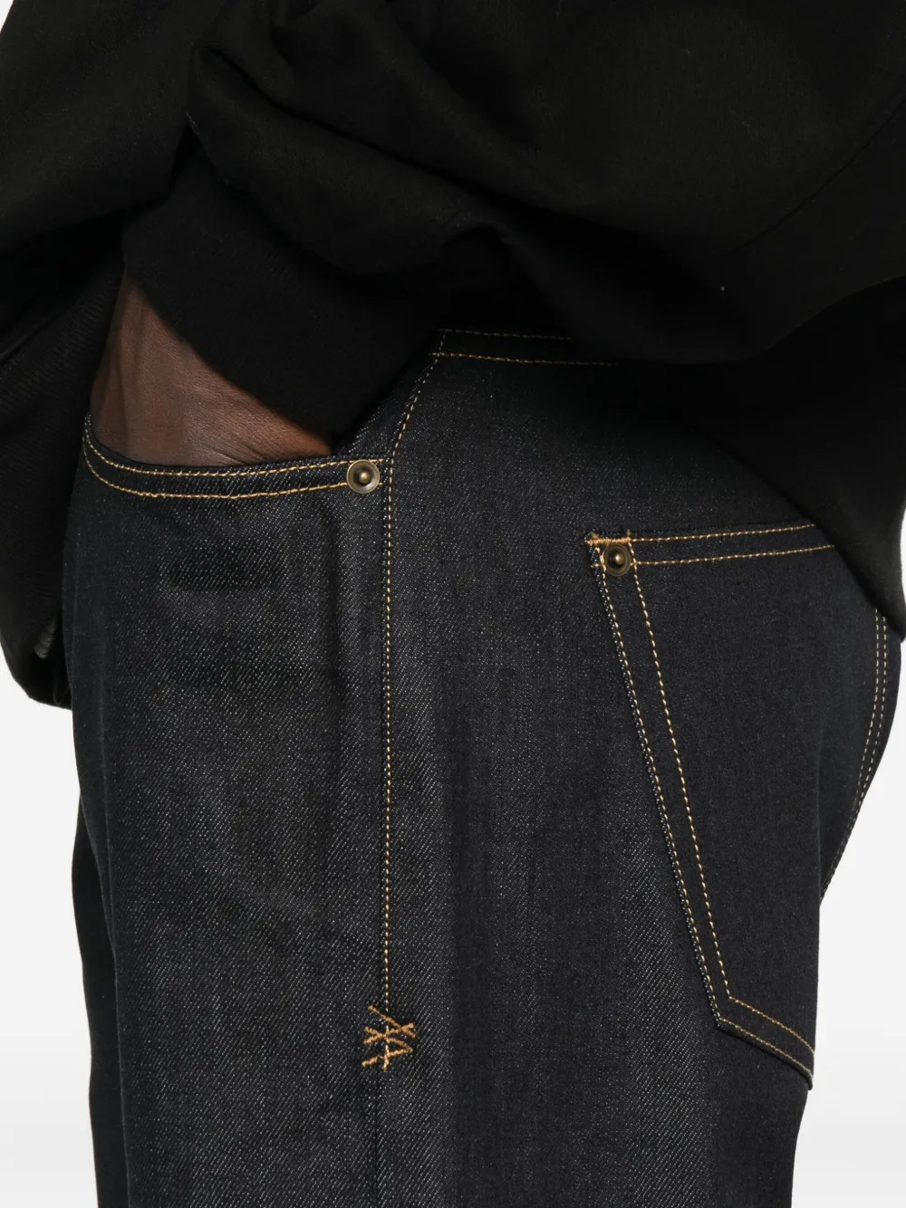 Ksubi Jeans met contrasterende stiksels Blauw