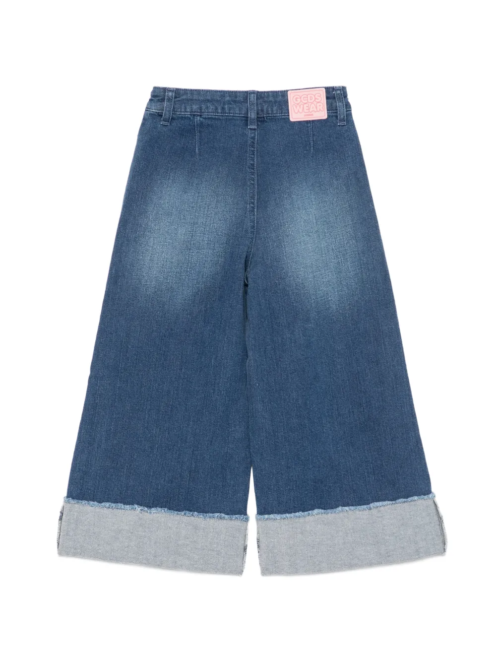 Gcds Kids Jeans met hartpatch Blauw