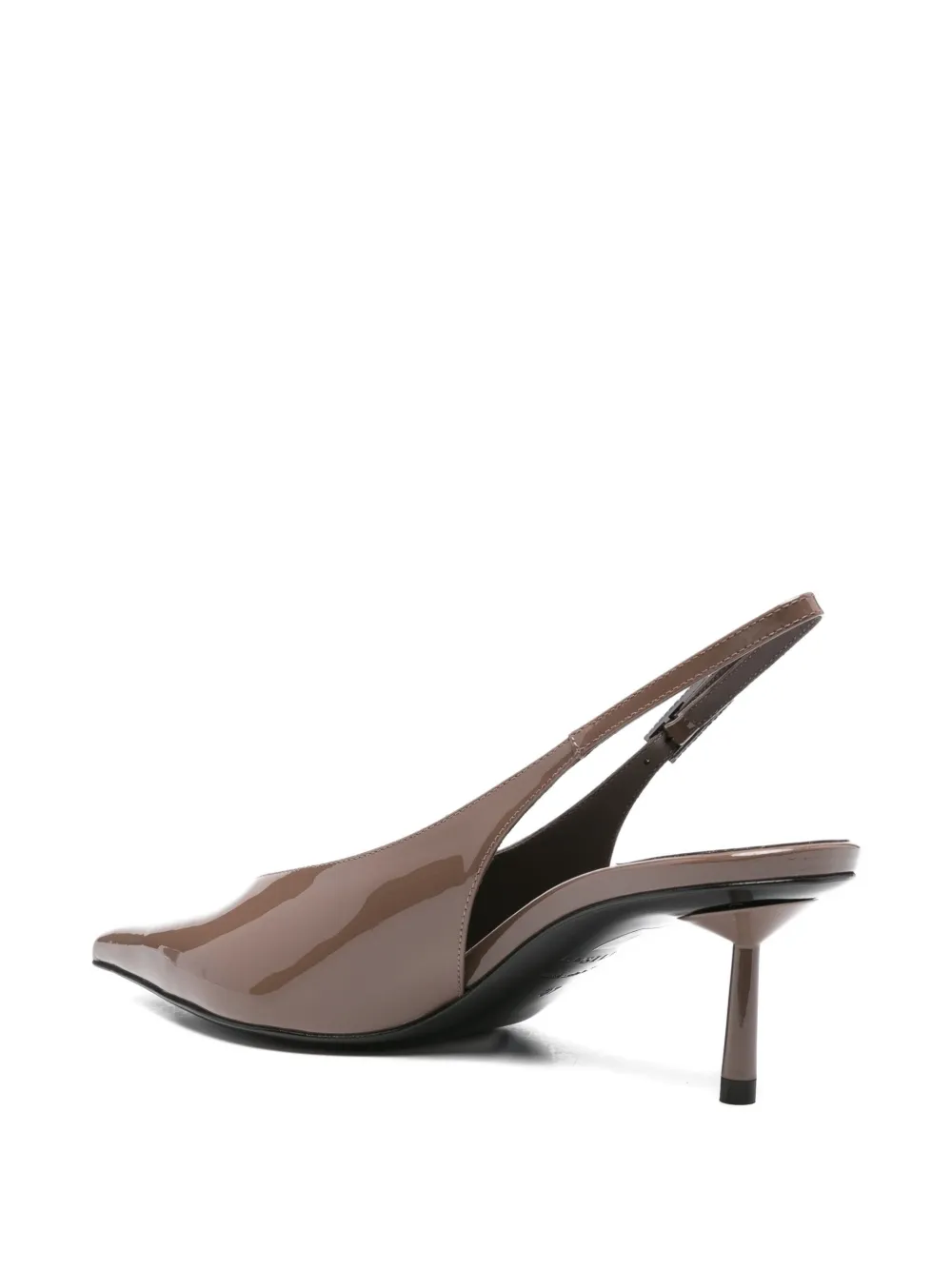 Le Silla 75mm Clivage pointed-toe pumps Brown