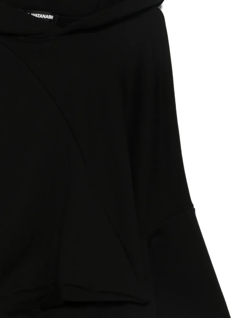 Junya Watanabe Asymmetrische hoodie Zwart