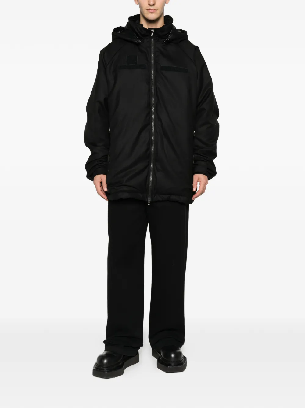 Junya Watanabe MAN hooded zip coat | Down Coats | Image 2