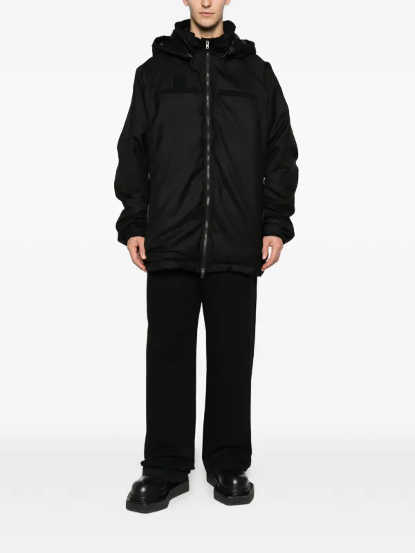 Junya Watanabe MAN Oversized Hooded Jacket | Black | FARFETCH