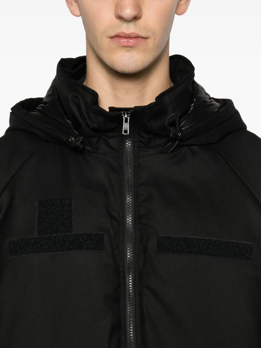 Junya Watanabe MAN Oversized Hooded Jacket | Black | FARFETCH