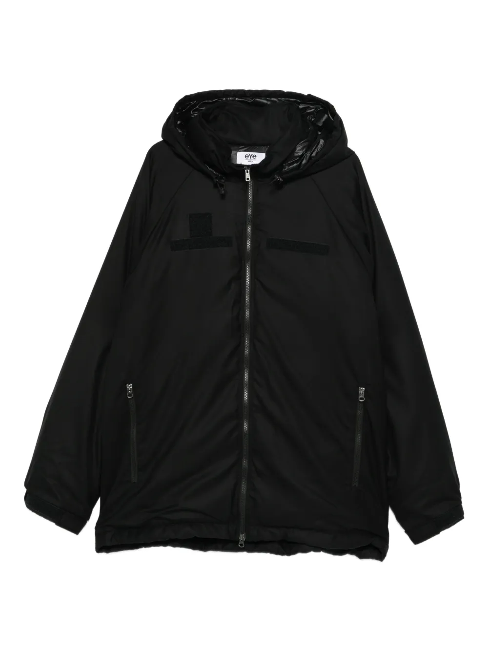 Junya Watanabe MAN hooded zip coat | Black | Image 1