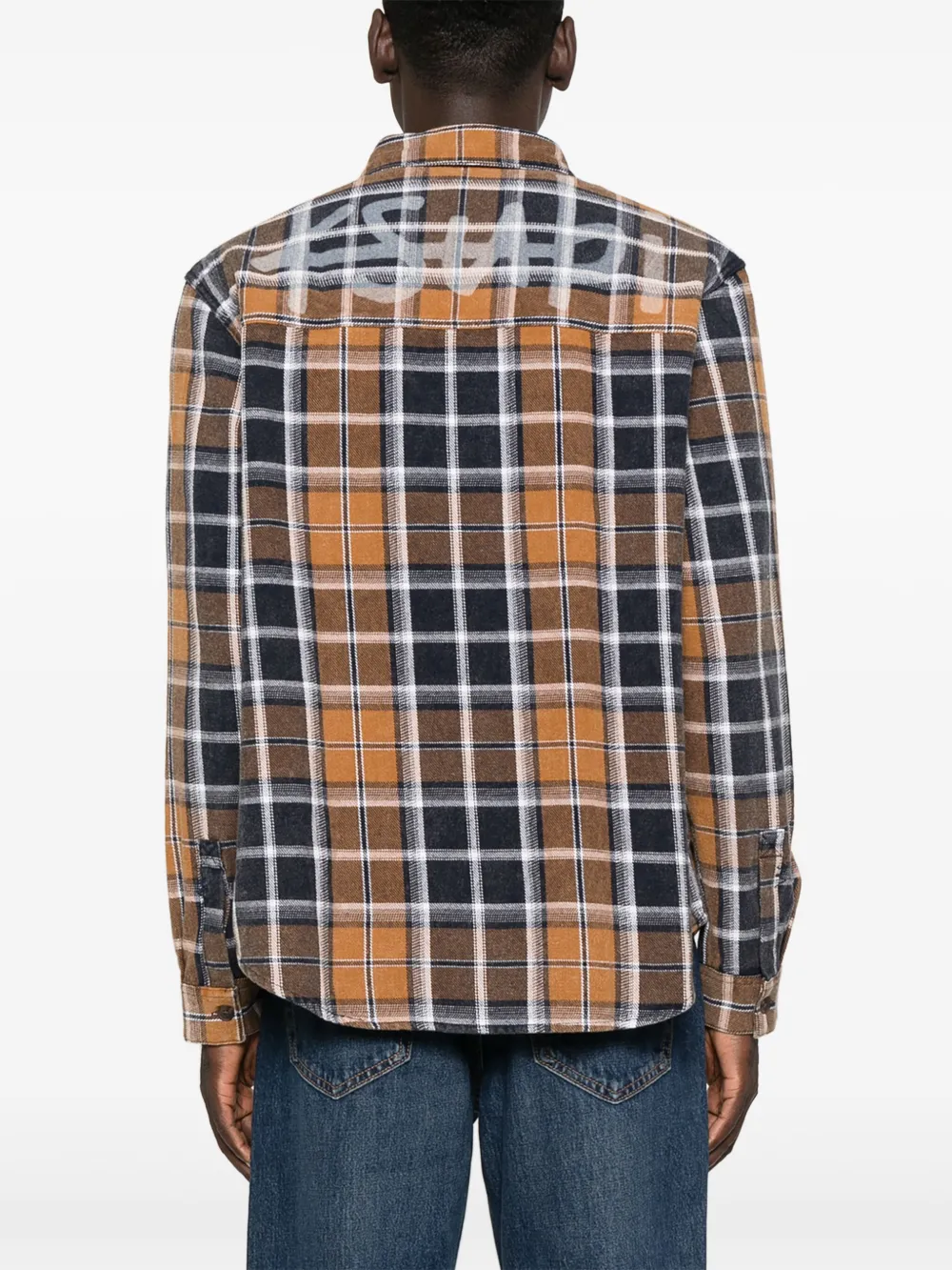 Ksubi Rosebowl geruit overhemd met lange mouwen Bruin