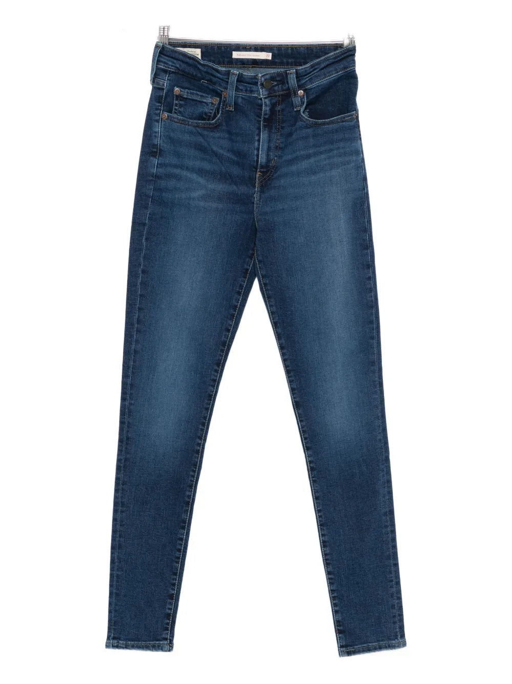 Levi's dark-wash five-pocket denim jeans - Blu