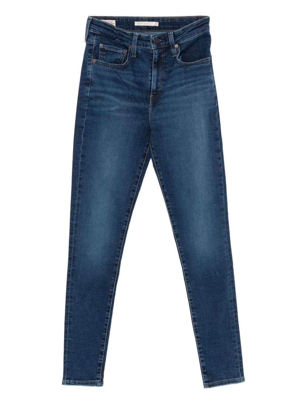 Levi's dark-wash five-pocket denim jeans | Blue | Image 1