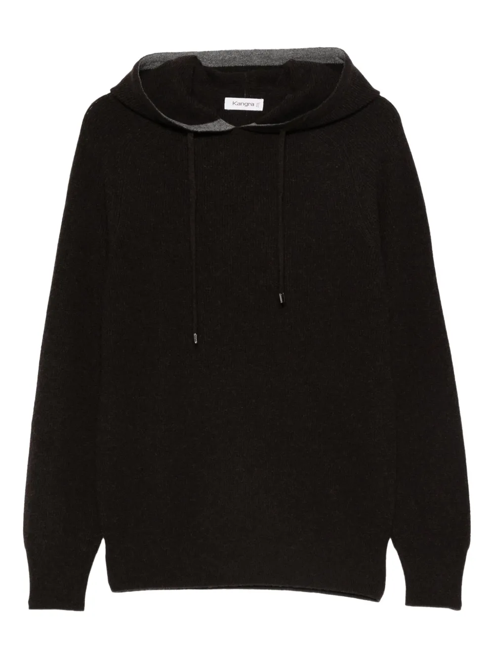 Kangra sudadera lisa con capucha | marrón | Image 1