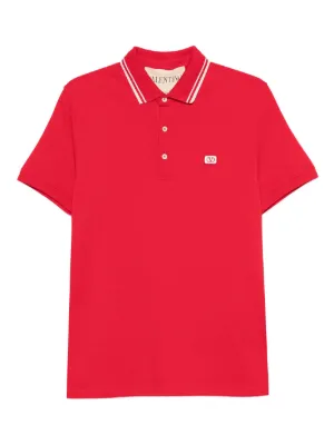 レッド（赤）系 VALENTINO(ヴァレンティノ) ポロシャツ(メンズ