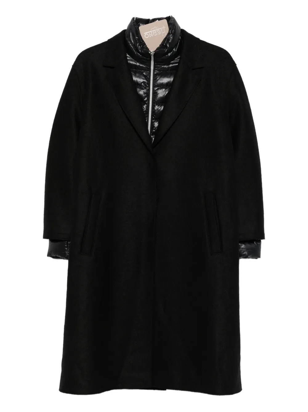 Herno detachable-liner coat - Nero